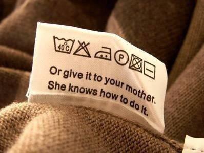 ou donnez-le à votre mère, elle sait comment il faut faire.
